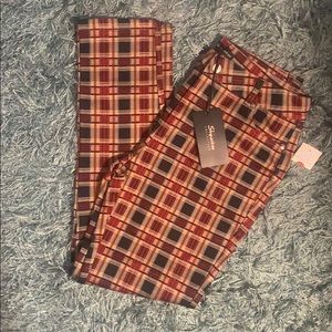 Never worn stretch plaid pants.